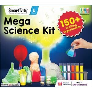 Smartivity Mega Science Kit 150+ STEM Experiments Kids Toy Age 6+ NEW SEALED...